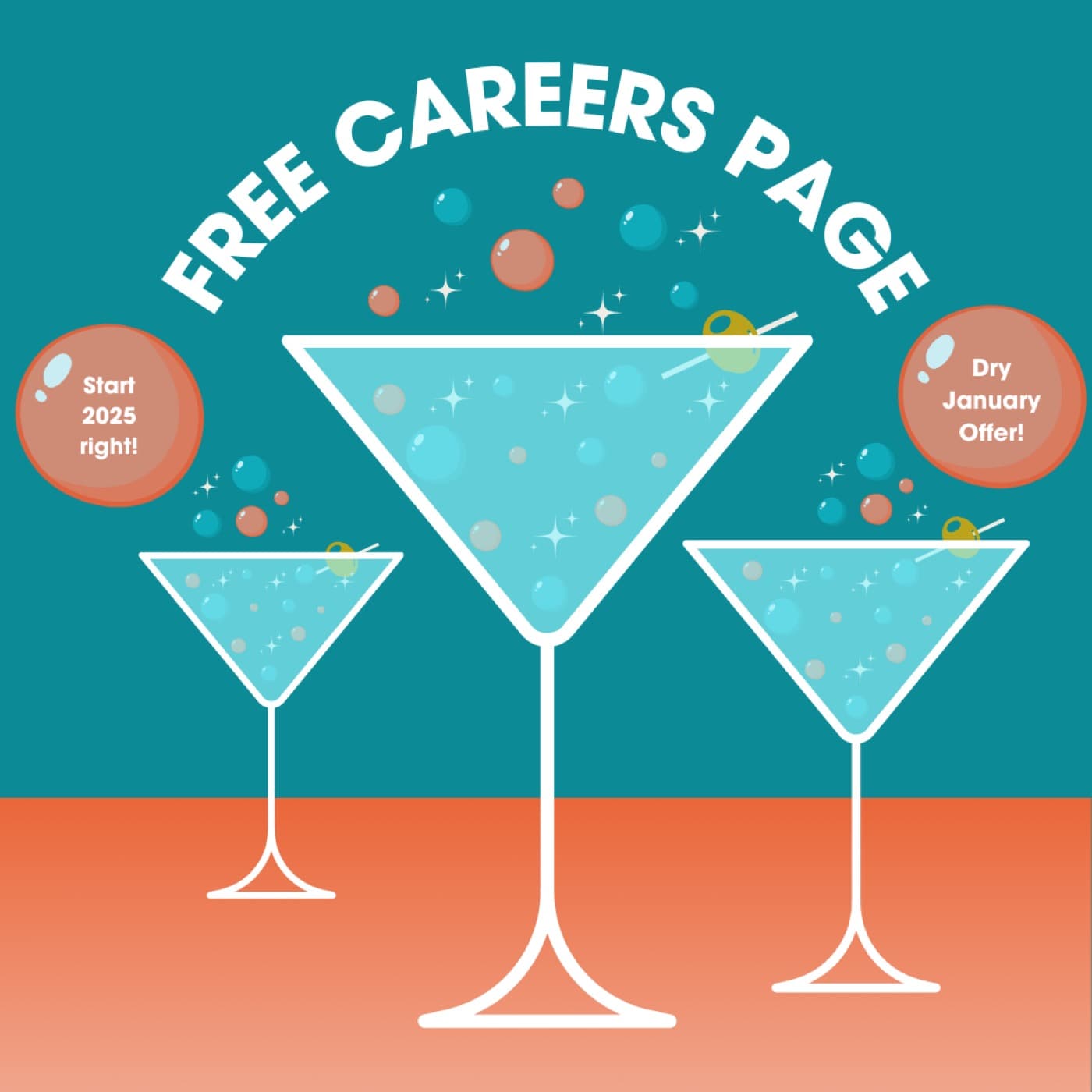 Elegant cocktail social post